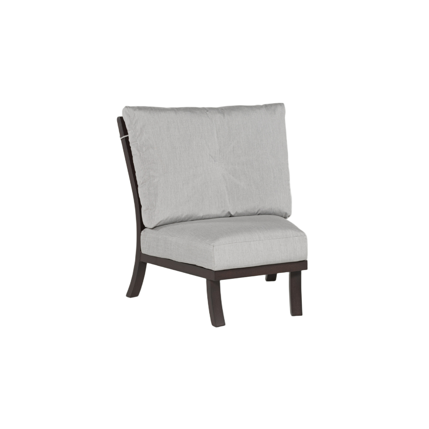 Bloomington Curved Armless Club Chair