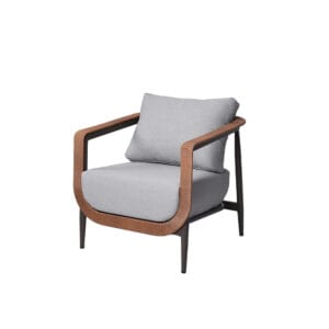 Riverdale Collection Riverdale All-weather Wicker Club Chair with Aluminum Frame and Sunbrella Fabric Cushion - Life Outside