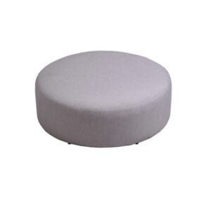 Bellmore Pouf Ottoman with Aluminum Frame and Sunbrella Fabric Cushion - Life Outside