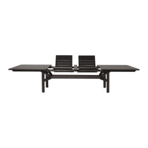 Bloomington Collection Bloomington 44" x 84" to 126" Extendable Rectangle Dining Table, Aluminum Frame - Life Outside