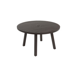 Bloomington Collection Bloomington 50 inch Round Aluminum Dining Table - Life Outside