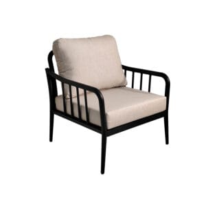 Charlotte Club Chair with Aluminum Frame and Sunbrella Fabric Cushion - Life Outside