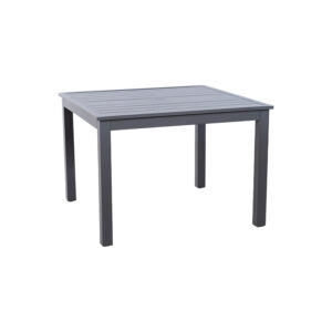 Clark Collection Clark 42 inch Square ALuminum Dining Table wtih Post Legs - Life Outside