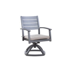 Clark Collection Clark Swivel Rocker with Aluminum Frame and Sunbrella Fabric Cushion - Life Outside