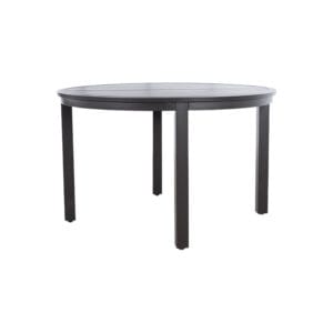 Fiona Collection Fiona Moden 48 inch Round Dining Table with Aluminum Frame and Post Legs - Life Outside