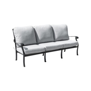 Hamilton Collection Hamiltion 3-Person Sofa with Cast Aluminum Fram and Sunbrella Fabric Cushion