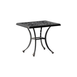 Hamilton Collection Hamilton 21 inch Square Cast Aluminum End Table