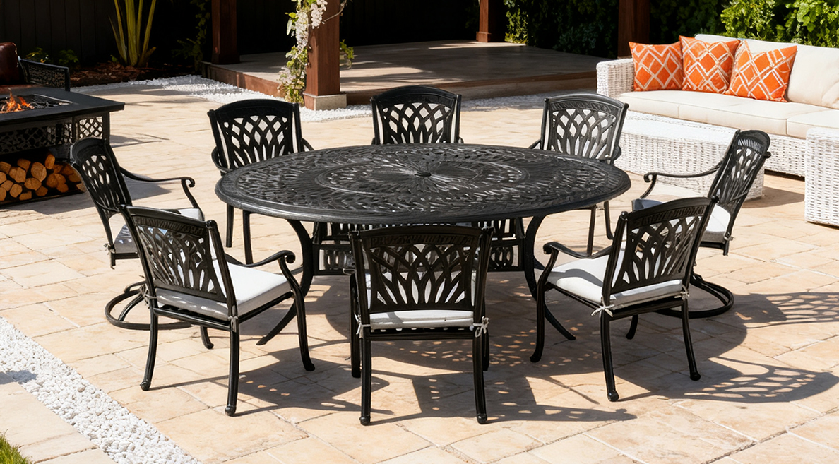 Hamilton Collection Hamilton Collection: Full Series of Hand-Painted Cast Aluminum Furniture for Residential Retailers - Life Outside