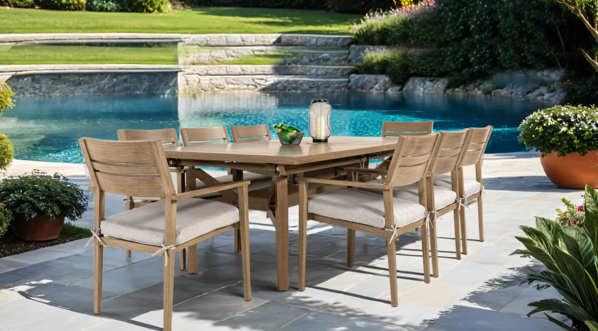Life Outside - Premium Manson Collection Aluminum Patio Furniture, HDPE Patio Furniture, Wholesale Supplier for North American Retailers