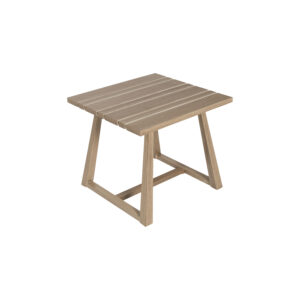 Mason 23 inch Square Hand Painted Aluminum Side Table - Life Outside
