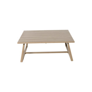 Mason 42 inch Square Hand Painted Aluminum Outdoor Coffee Table - Life Outside