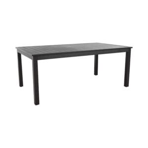 San Tropez 42" x 72" Rectangle Aluminum Dining Table with Post Leg Accents - Life Outside