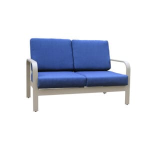 Westwind Collection Westwind 2-person Sofa with Aluminum Frame and Sunbrella Fabric Cushions - Life Outside